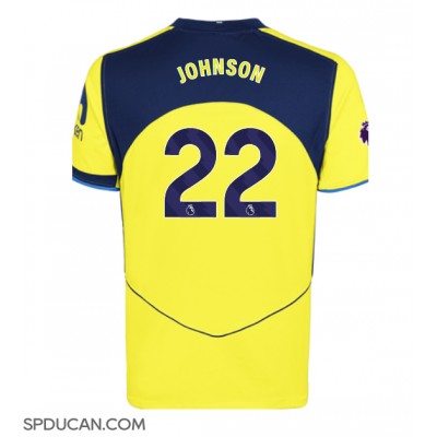 Muški Nogometni Dres Tottenham Hotspur Brennan Johnson #22 Rezervni 2025-26 Kratak Rukav Muški Nogometni Dres Tottenham Hotspur Brennan Johnson #22 Rezervni 2025-26 Kratak Rukav